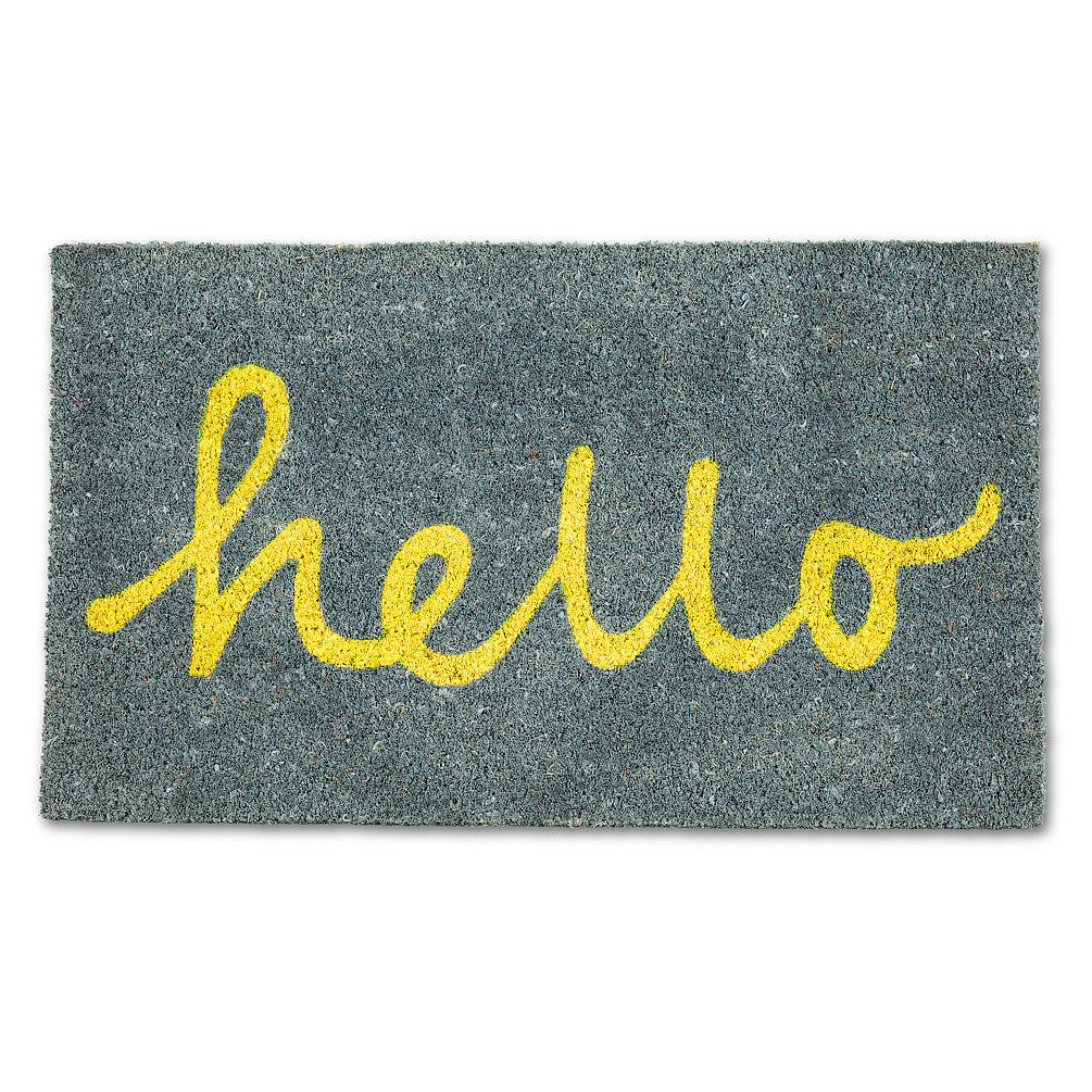 Hello Yellow Doormat