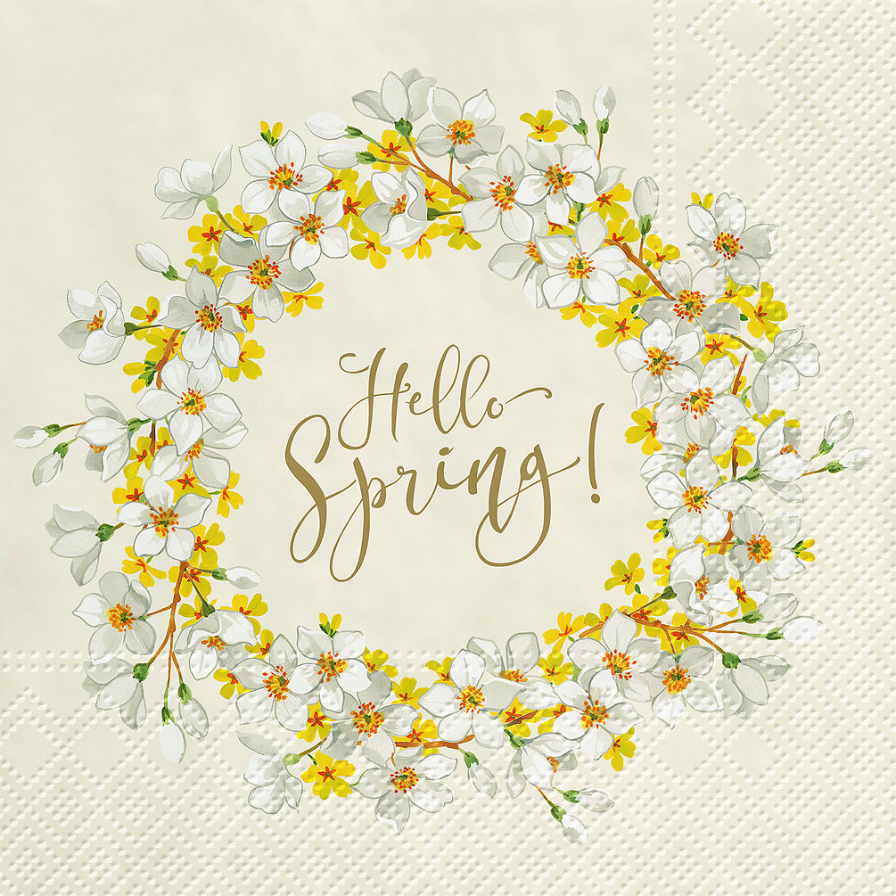 Hello Spring Napkins