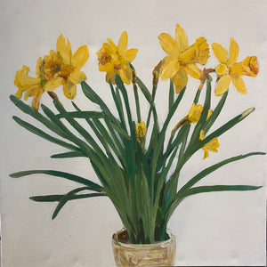Potted Daffodils by Julia Mcneely