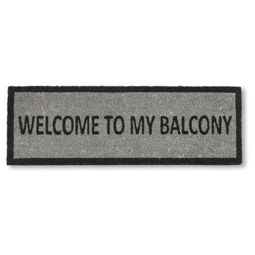 Welcome to my Balcony Doormat